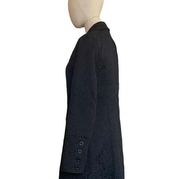 Buffalo David Bitton Black Paisley textured Coat Sz M​​​​ - Picture 4 of 14